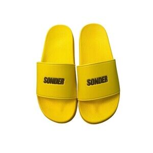 Sonder Yellow‎ Slipper Brent Faiyaz Sandals Slides Streetwear 40-41 EU 7-7.5 US